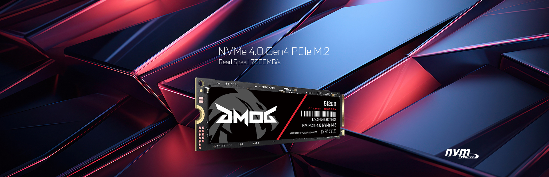 512GB M.2 NVMe 4.0 SSD